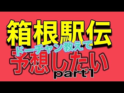 箱根駅伝を予想するためにドーチャンの授業‼️