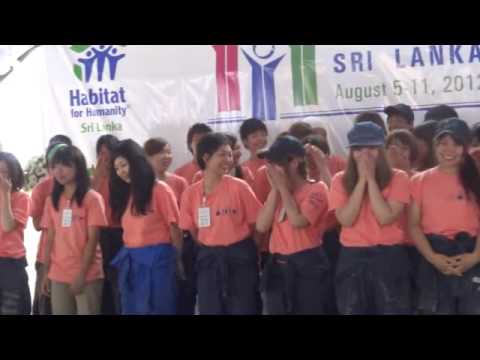 Japanese Volunteers Perform Pop Song Rebuild Sri Lanka.