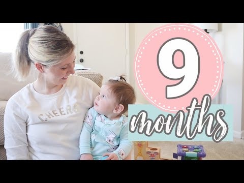 9 Month Old Baby Update👶 she is crawling all over the place!!