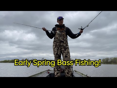 Early Spring Bass Fishing!!