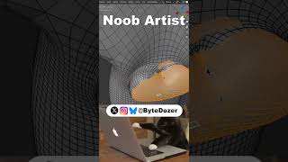 Noob vs Pro artist: Expand Selection #blendertutorial #blender #blendercommunity #blender3d #b3d