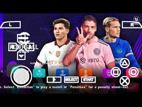 eFootball PES 2024 PPSSPP Patch Season Terbaru & Update Transfer 2024 Camera Ps5