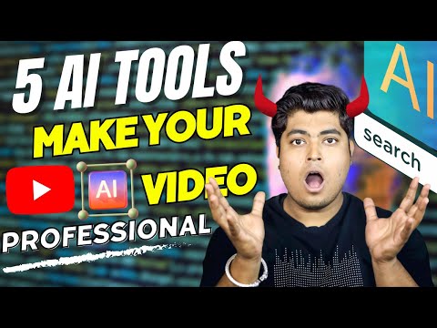 Top 5 AI Tools For Youtuber 2023 | These AI Tools Make Video Professional in 1 Minute