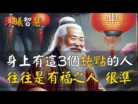 身上有這3個缺點的人，往往是有福之人，很準！快來看看你有沒有！#沐曦智慧