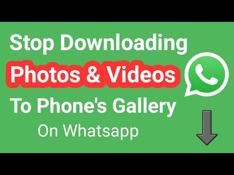 How to Stop Downloading Photos & Videos From WhatsApp Group to Gallery on Android!! 🔥