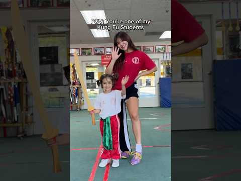 POV: You’re One Of My Kung Fu Students… Her Reaction Is EVERYTHING🥹 #martialarts #kungfu #shorts