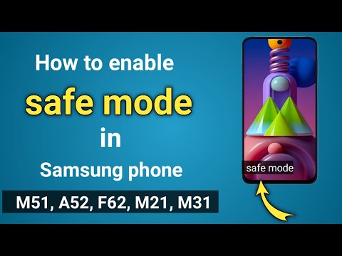 How to enable safe mode in samsung M51, M30, M21, F41, F62 and all samsung phones