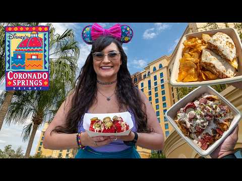 Disney's Coronado Springs MENU UPDATE 💃🏻 Disney World Siestas Cantina food review