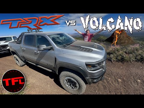 The Ram TRX Even Makes Charging Up A Freaking VOLCANO Look Easy!