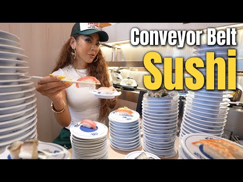 A Look Inside Japanese Conveyor Belt Sushi!