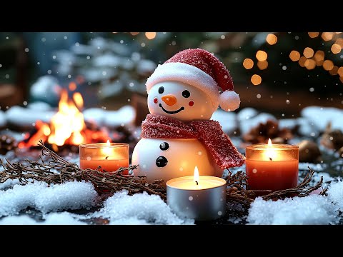 Sleep Music to Relax Your Mind ☃️ Fire Sounds, Relieve Anxiety, Relaxing Music