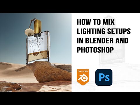 How to Mix Different Lighting Setups in Blender and Photoshop