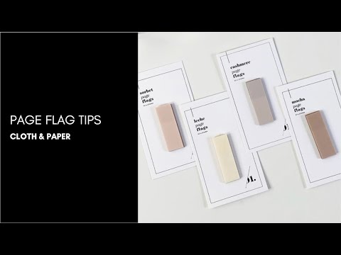 Planner Tips: How to Use Your Page Flags Creatively AND Functionally | Cloth & Paper