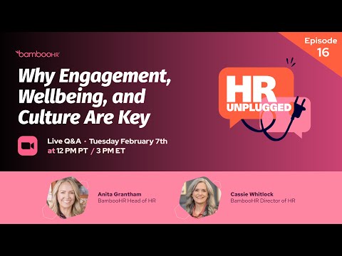 Why Workplace Culture Is Key To Your Success | HR Unplugged | BambooHR