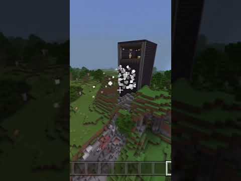 A cool TNT canon my friend made in Minecraft