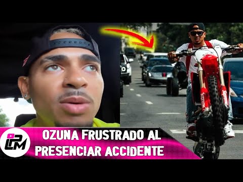 Ozuna presencia incidente de transito entre chofer y motorista