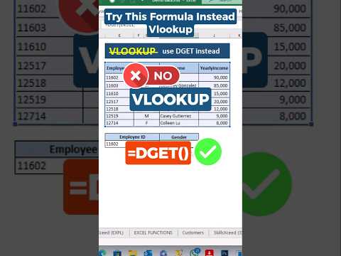 How to insert dget function in excel #shorts #exceltips #exceltricks #learnexcel #excelformula