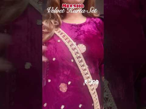 Meesho kurta set #shorts #youtubeshortsvideo #meeshofind #meeshokurtaset #kurtaset o