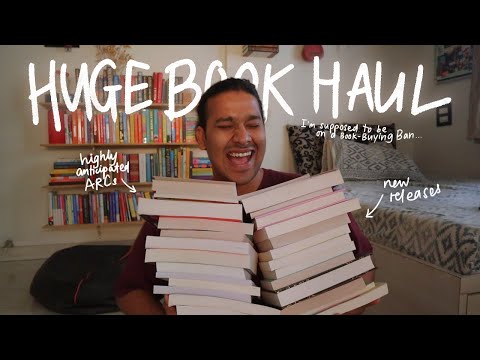 HUGE BOOK HAUL (new releases, ARCs +more) 📚 // the 25+ new books I got while on my Book-Buying-Ban