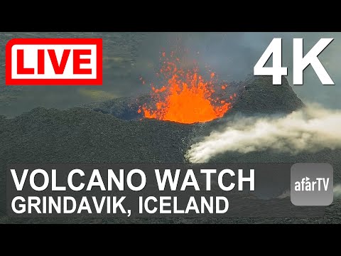 🔴 Live Now: Iceland Volcanic Eruption Watch in 4K Ultra HD (Cam A)