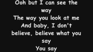 Elliott Yamin You Say Lyrics