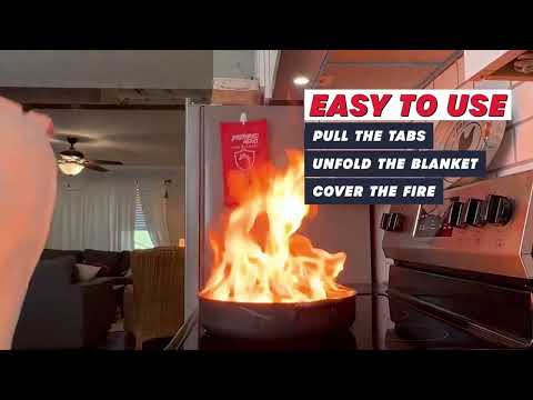 🔥 Prepared Hero Emergency Fire Blanket | Fiberglass Fire Blanket for Home  #FiberglassFireBlanket