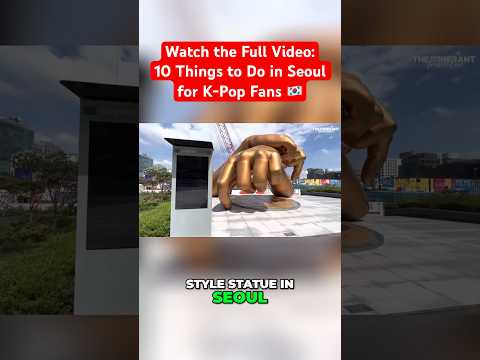 🇰🇷 Unveiling the Symbol - Exploring the Gangnam Style Statue in Seoul | K-Pop Statue in Seoul