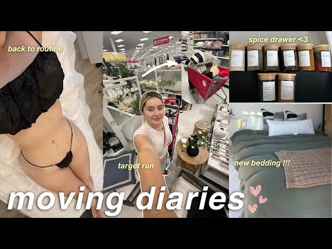 settling back into my old townhouse *moving vlog 2* | deep cleaning, restocking closet, organizing