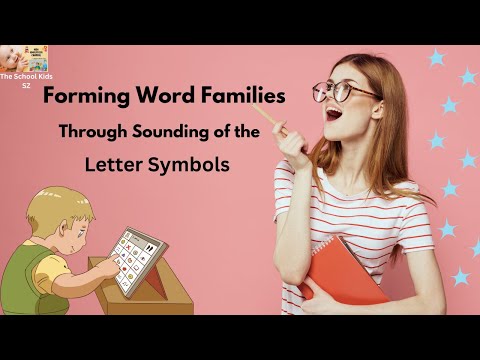 Word Families Kindergarten / English Fluency / Word Family in English/ Grade 1