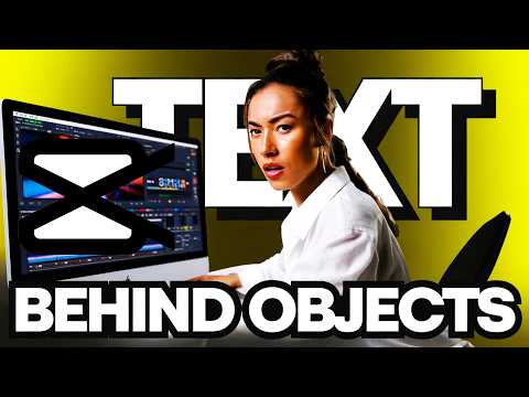 How to Put Text Behind Objects in CapCut | Easy Tutorial for Stunning Effects