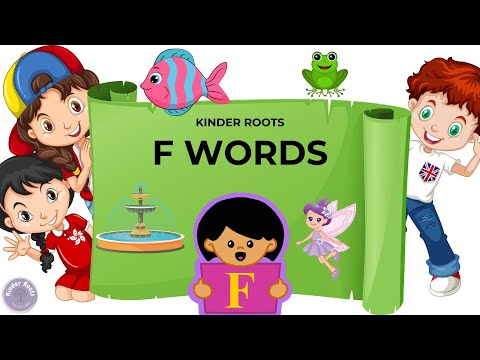 F Words | Words That Starts With F | Discover 'F' Words | A-Z Learning, Kids Learning | Kinder Roots