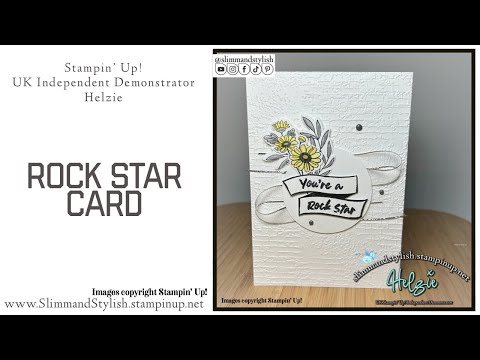 Stampin’ Up! Rock Star Card