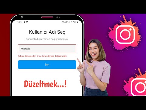 Tekrar Denemeden Önce Lütfen Birkaç Dakika Bekleyin Hatasının Çözümü | Instagram