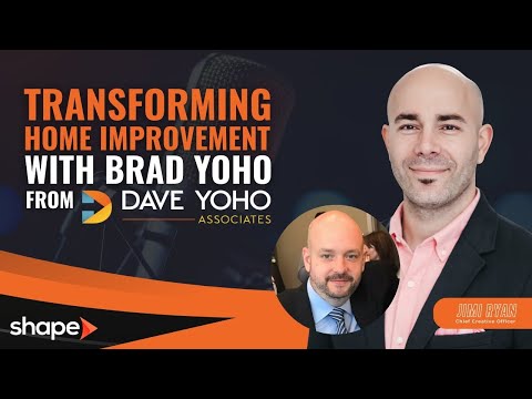 Let Data Drive your Decisions | Brad Yoho joins Jimi Ryan on Shape Shift |  Home Improvement | CRM