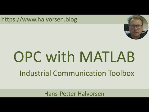 OPC with MATLAB using Industrial Communication Toolbox