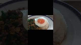 Sunny side  on  Basil Chicken