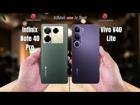 Infinix Note 40 Pro vs Vivo V40 Lite  Full comparison ⚡Which one is Best