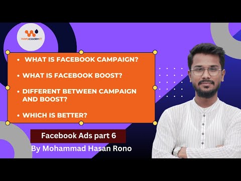 Different Between Campaign and Boost - Facebook Ads Part 6