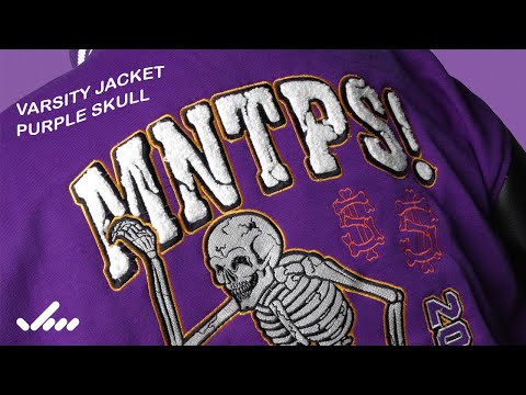 Varsity Jacket Purple Skull | MC2021 Struggle | Mantap's!