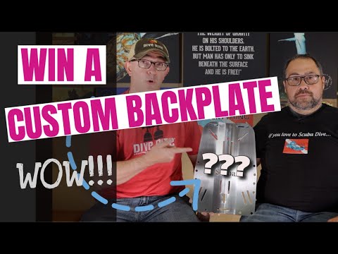 How to make a Custom Scuba Backplate (WIN THIS BACKPLATE & MORE!)