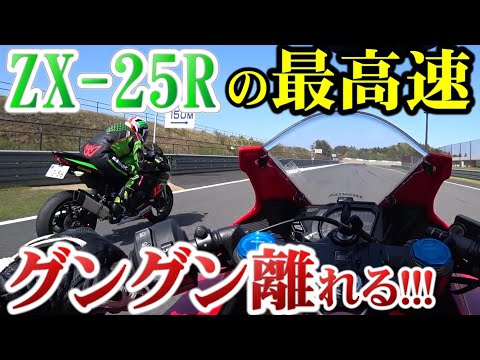 【四気筒ツエー】ニダボで追っても厳しい感じだった・・・【CBR250RR vs ZX-25R】