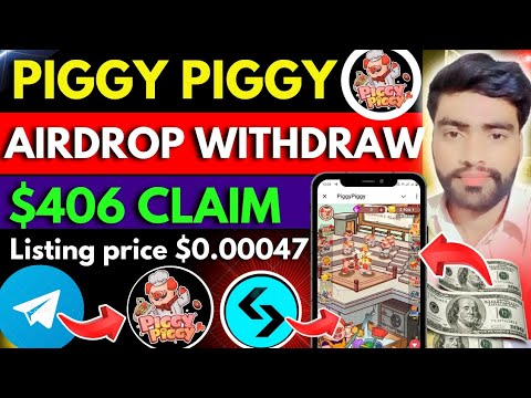 How to withdraw piggy piggy airdrop | how to claim piggy piggy airdrop Bitget | piggy piggy airdrop