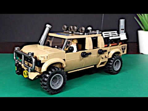 Lego will never make this Special forces Pickup truck tactical vehicle (JieStar 61113) Stop Motion.