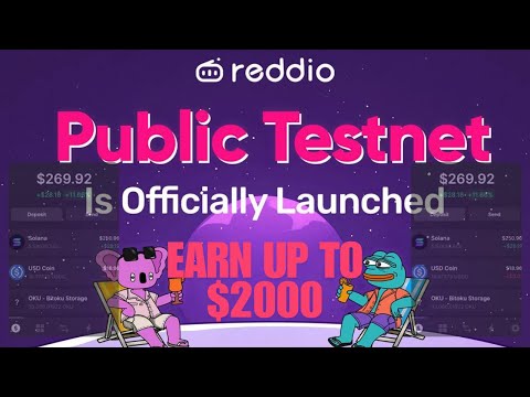 Reddio Public testnet is now live Earn Up to $2000