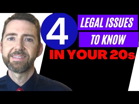 Legal Issues Everyone in Their 20s MUST Know