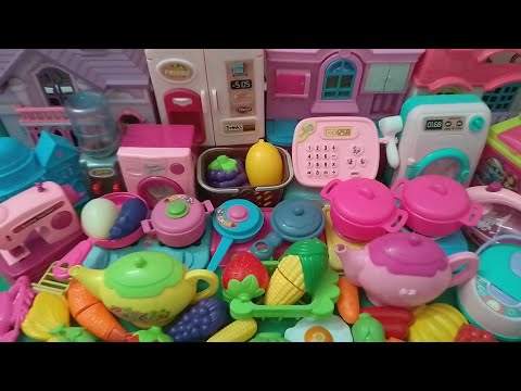 Satisfying Unboxing | Hello kitty mini mouse Cute pink kitchen playset | #asmr #toys 💚