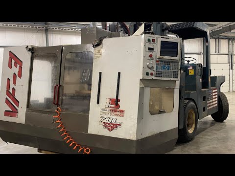 Haas VF3 Rigging- Apache 30,000 Forklift and Mack Superliner