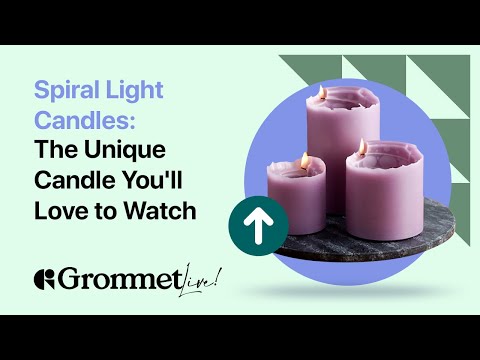 Enjoy a Unique Spiral Burn and Fantastic Scents with Spiral Light Candles | Grommet Live