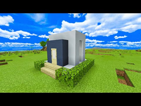 Minecraft: How To Build A Mini Modern House Tutorial | (#11)