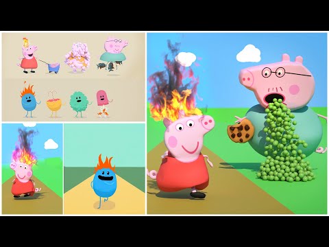 PEPPA PIG PARODY - Dumb Ways to Die 😁 NOT FOR KIDS!!! FAST!